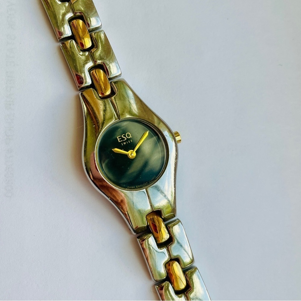 ESQ Esquire Swiss Quartz Movement Watch Gold Silver